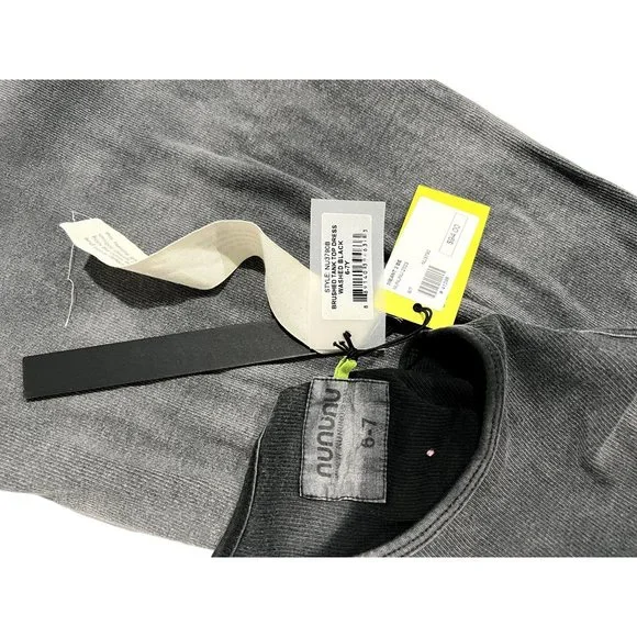 nununu Black and Gray Kids Dress - Picture 3 of 3